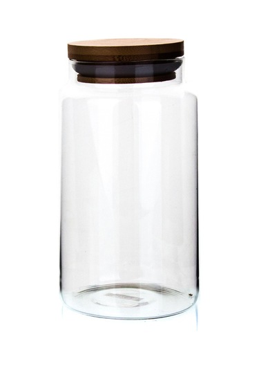 Klt Yv Ahsap Kapaklı Kavanoz Bogumlu 800Ml