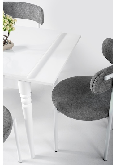 Pınar Alfa Açılır Mutfak Masa Sandalye Takımı 70x80