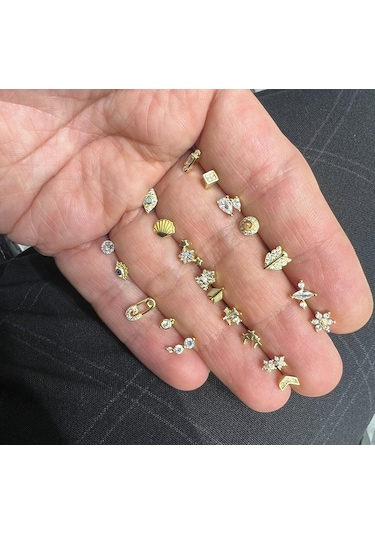 925 Ayar Gümüş Tragus Piercing