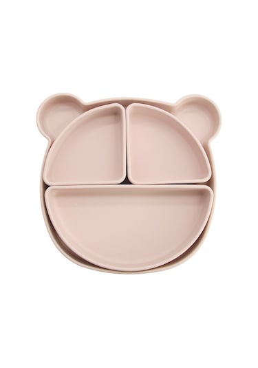Jianfan Silikon Vakumlu Bebek Mama Tabağı Taşını'dır Kaymaz Yemek Kabı Pembe Diğer