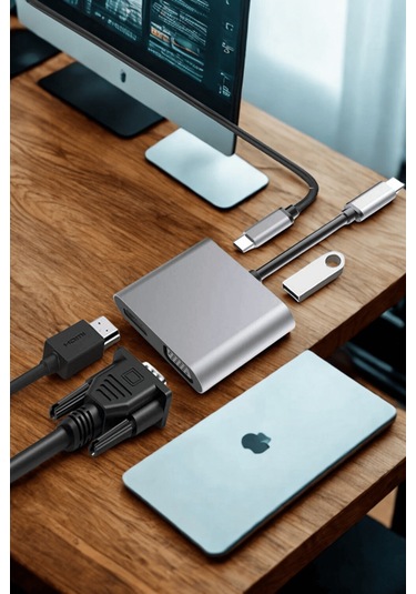 Büro Ev Ofis Cihazları İçin 4k-4port Connector