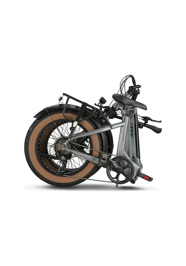 Ümit Altec Hydra 20 Jant 7 Vites Elektrikli Katlanır Bisiklet Mat Antrasit