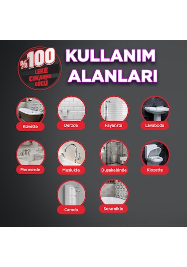 Cillit Bang Dezenfektan Mutfak & Banyo Yağ Ve Kireç Çözücü Sprey Seti 750 Ml