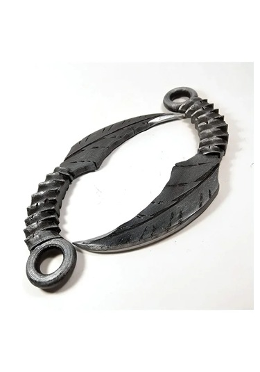 Hayatvesanat Lucifer'den El Yapımı Mazikeen'in Bıçak Hançerleri / 2 Adet (Siyah & Gri)