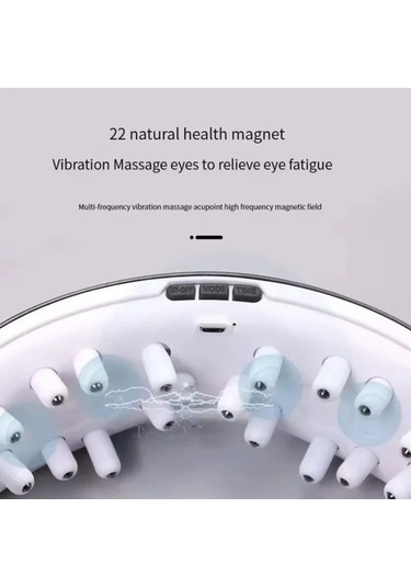 Tongxida Yeni Göz Masajı Elektrikli Silikon Manyetik Göz Maskesi, Çok Renkli Çok Renkli