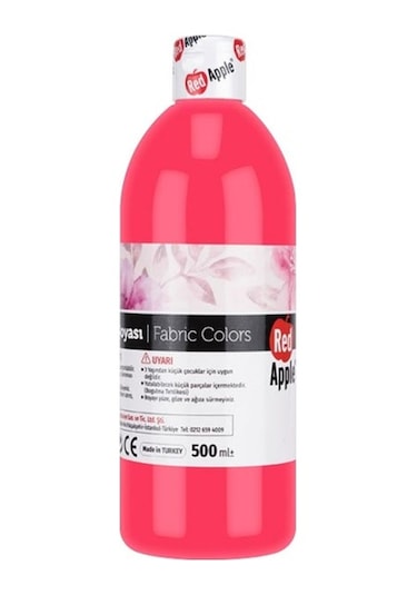 Red Apple Kumaş Boyası 500 Ml. Pembe