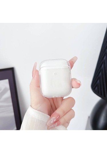 Noktaks - Airpods 1. Nesil Uyumlu - Kılıf Darbelere Karşı Dayanıklı Airbag 36 Kılıf - Siyah - T31754 Siyah