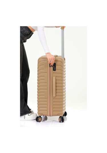 Keo-plus Gold Orta Boy Silikon Kırılmaz Pp Valiz Siyah