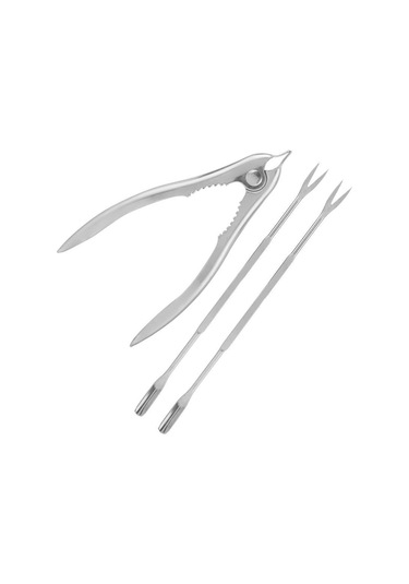 Adet/takım Paslanmaz Çelik Istakoz Yengeç Kabuk Pençe Deniz Ürünleri Çatal Kuruyemiş Açacağı Mutfak Alet Sofra Aracı Çok Renkli