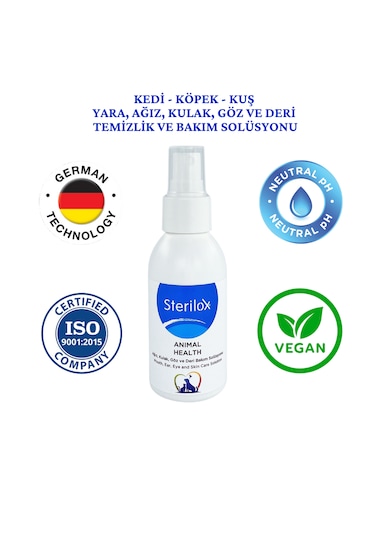 Sterilox Animal Health Yara Ağız Göz Bakım Solüsyonu 100 ML
