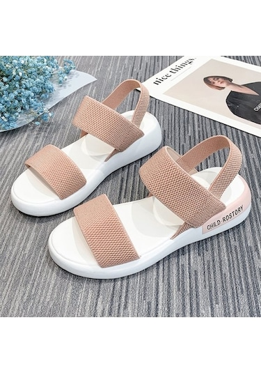 Maoyaya Roma Tarzı Kadın Plaj Terliği: Pembe, 40 Beden, Şık Ve Rahat Modeller Pembe