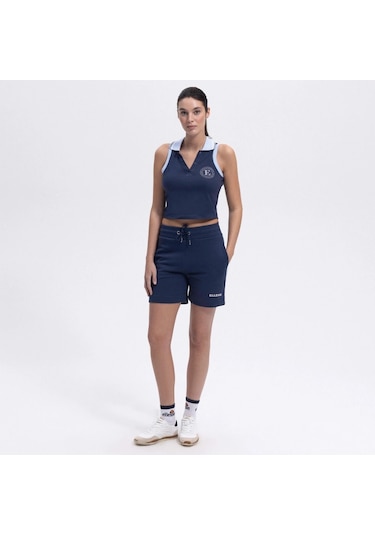 Ellesse Kadın Lacivert Pamuklu Şort Ef406-nv Lacivert