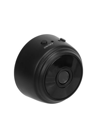 Vkemall Küçük Wifi Kamera 1080p Hd Gece Görüşü, Manyetik Arka Kapak, 240mah Dahili Batarya İle Ev/ofis İzleme Siyah