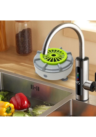 Meyve Temizleyici, Sebze Yıkama Makinesi 10w Tek Düğmeyle