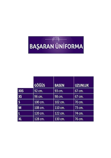 Tek Üst Unisex Kalıp Mürdüm Likralı Hemşire / Doktor Forması Scrubs Mor