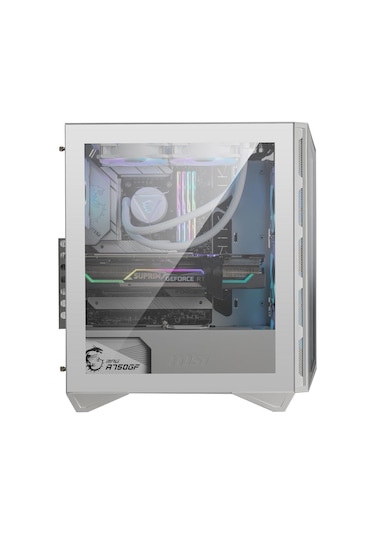 Msı Mpg Gungnır 110R White USB 3.2 4X Fan ATX Bilgisayar Kasası Beyaz