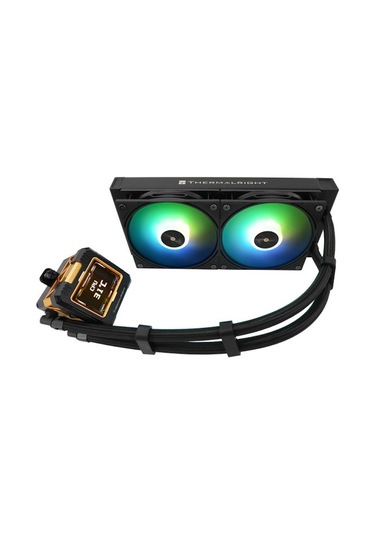 Thermalright Frozen Warframe 240 Black ARGB 240 MM Intel-AMD Uyumlu İşlemci Sıvı Soğutucu Siyah + TF7 Termal Macun