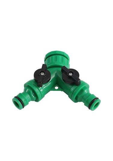 Xindoker "y Şekilli Çift Çıkışlı Bahçe Hortumu Bağlantısı - Donmaya Dayanıklı Abs Plastik" Mavi