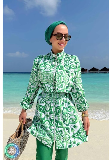 Kahijab Sea Tesettür Mayo - Yeşil Yeşil