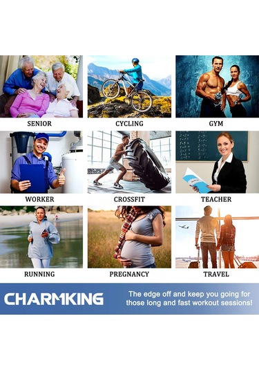 Hombey Kadın Erkek Spor Koşu 15-20 Mmhg Kompresyon Çorapları, Diz Uzunluğunda, Siyah, 3'lü Paket, 2xl 46+ Numara İçin