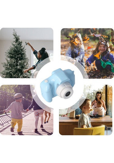 Dofolink Çocuklar İçin Yüksek Kaliteli Dijital Fotoğraf Makinesi - 1080p Video, 2.0" Lcd Ekran, Renkli Hediyelik Paket Pembe Pembe