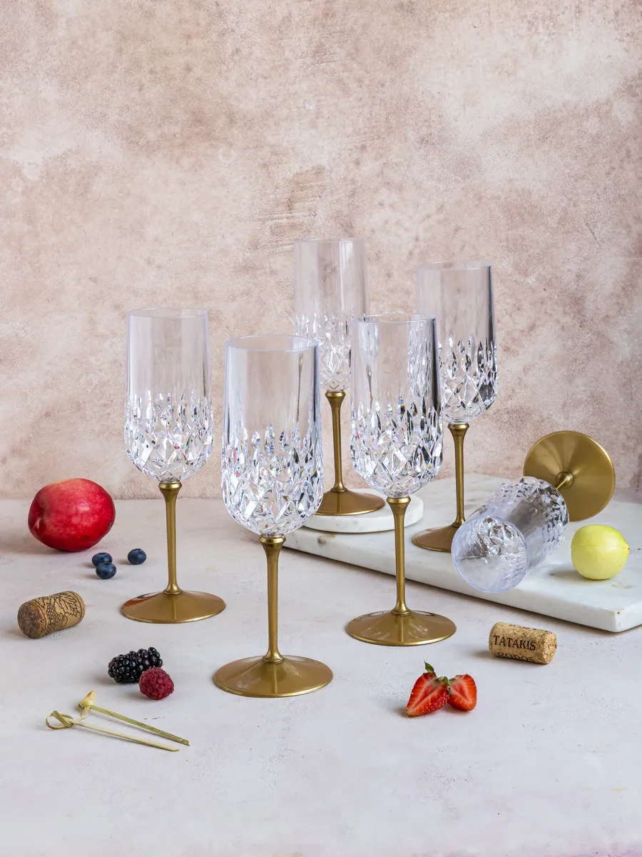 Family Co. Şampanya İçin Plastik Kadeh Seti - 6 Parça 420677482