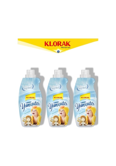 Yumuşatıcı Sensitive 1440 Ml. 60 Yıkama 3 Adet 3'lü Set