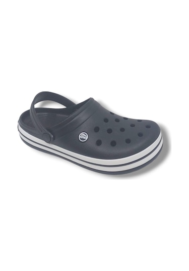 Zerhan Cflex 145 Unisex Siyah Beyaz Siyah Sabo Terlik Sandalet Siyah