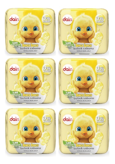 Dalin Klasik Katı Bebek Sabun 18 x 75 G