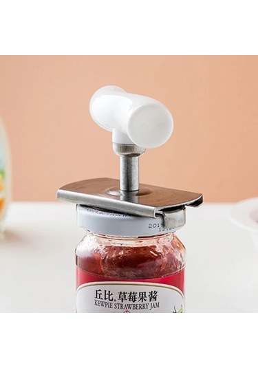 Liangmei Şişe Açacağı Paslanmaz Çelik Konserve Açacağı Emek Beyaz