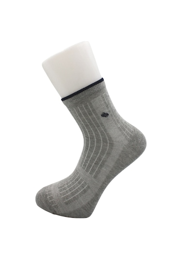 Erkek Yarım Konç Çok Renkli Pamuklu Çorap 4'lü Paket Çok Renkli