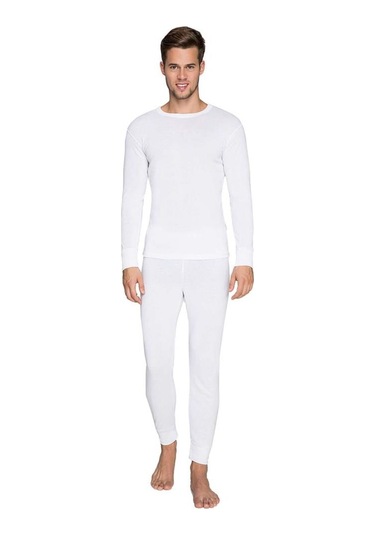Yetişkin Termal İçlik - Thermoform - Heavy - Unisex - Beyaz Çok Renkli