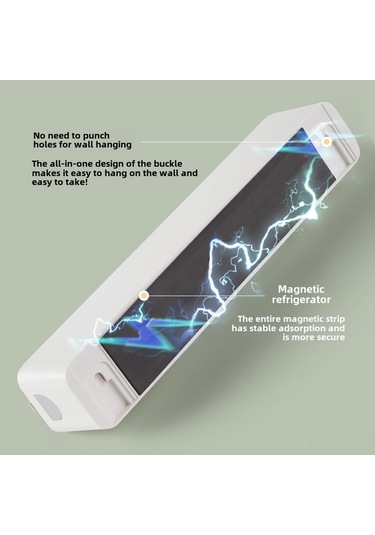Yunboo Mutfakta Kullanıma Uygun Manyetik Buzdolabı Tutucu, 50m Gıda Grubu Streç Filmi 2 Adet , Kolay Kesim Kutusu - Sınıfik Model Diğer