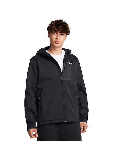 Under Armour Shield Hooded Erkek Günlük Mont 1371587-002 Siyah 1371587-002 Siyah
