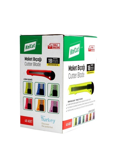 Knıcut Mb52109 Geniş Maket Bıçağı 18 MM