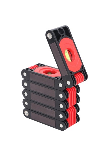 Xindoker 6 Bölüm Katlanabilir Seviye Çizgisi - 72 Cm Alüminyum Malzeme İle Çok Açı Doğru Ölçüm - Ahşapçılık Ve İnşaat İçin Manyetik Fonksiyonlu