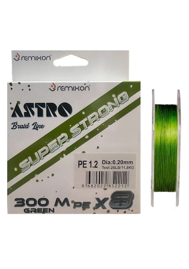 Remixon Astro 8x 0.20mm 300m Green İp Misina
