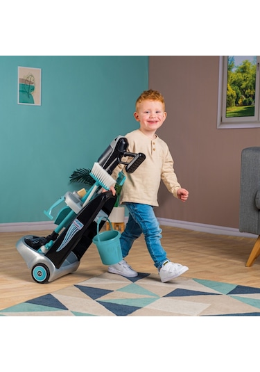 Smoby Rowenta Temizlik Seti Arabası Ve Elektrik Süpürgesi