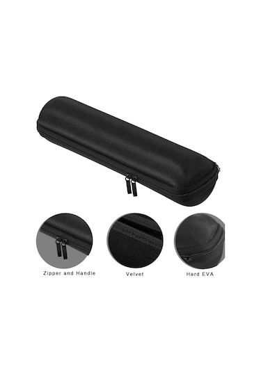 Fosenze Siyah Eva Ve Oxford Kumaş İçerikli Şarap Açıcı Taşıma Kutusuna, 31x7x7 Cm Dayanıklı Ve Taşınabilir Saklama Çantası Siyah