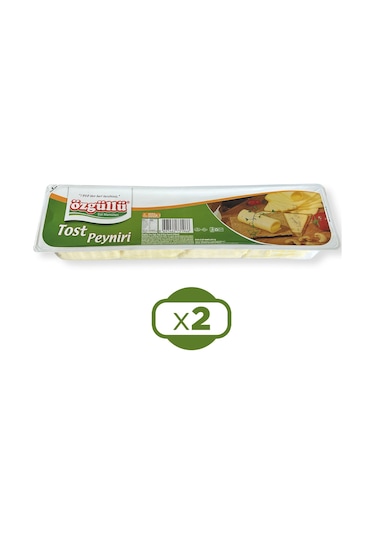 Özgüllü Dilimli Tost Peyniri 1 Kg X 2 Adet