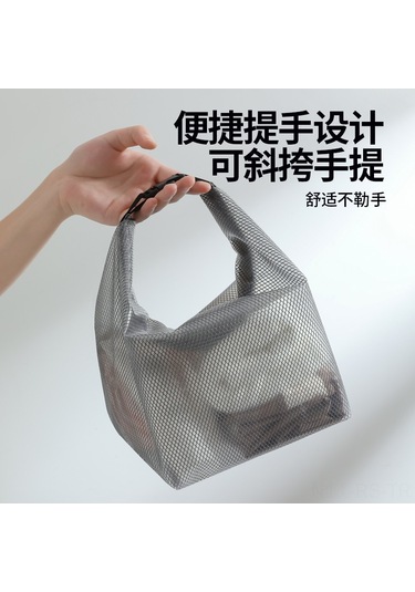 Reedark Taşınabilir Butonlu Lüx Kozmetik Çantası - Küçük Beyaz, Yolculuk Gereçleri İçin Geniş Hacimli Depolama Çanta Toptan Diğer