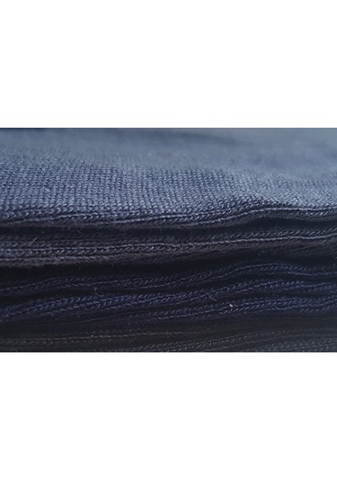 12'li Çok Renk Dikişsiz Bambu Erkek Yazlık Klasik Çorap Seti Çok Renkli