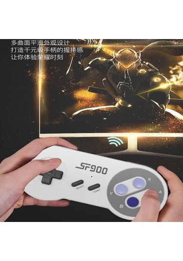 Xindoker Sf900 16 Bit Hdmı Kablosuz Oyun Konsolu, 2.4g İkili Oynama, Nostaljik 4700 Oyun, Kaliteli Malzeme, Kolay Kurulum