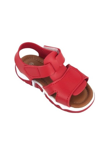 Haki Bantlı Unisex Çocuk Sandalet 001
