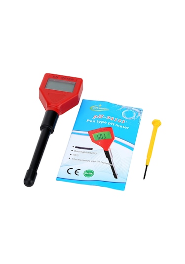 Springsun Suyun Ph Seviyesini Ölçmek İçin Profesyonel Kaliteli Ph Metre - Akvaryum, Havuz Ve Çevre Suyu İçin Uygun - Pil Dahil Değil