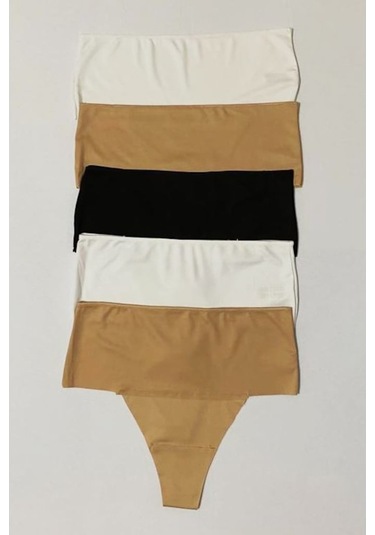 Kadın Külot Yüksek Bel Tanga Lazer Kesim Esnek Iz Yapmayan Büyük Çok Renkli