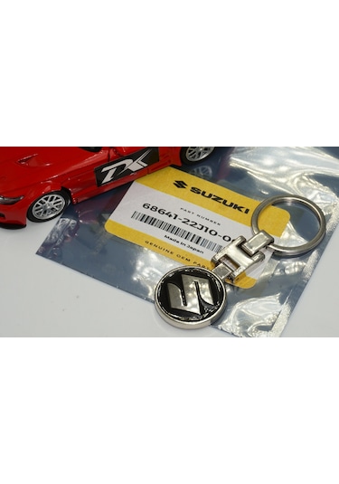 Suzuki Uyumlu Logo Krom Metal Çift Yön Anahtarlık Ürün