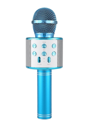 Lemestar Bluetooth Mikrofon Ve Hoparlör Birleşik Cihaz, Kaliteli Ses, Otomatik Gürültü Azaltma, Tf Kart Desteği, Çoklu Cihazla Uyumlu, Mavi