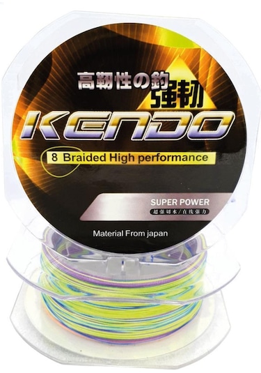 Kendo Dynema 8X 8 Kat Pe Örgü Ip Misina 250M Renkli Olta Misinası