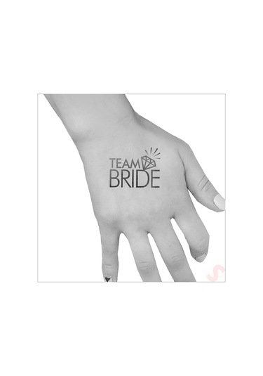 Bride Geçici Dövme, 10 Adet - Gümüş